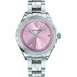 Sale! Versace Pink Silver Lady Watch